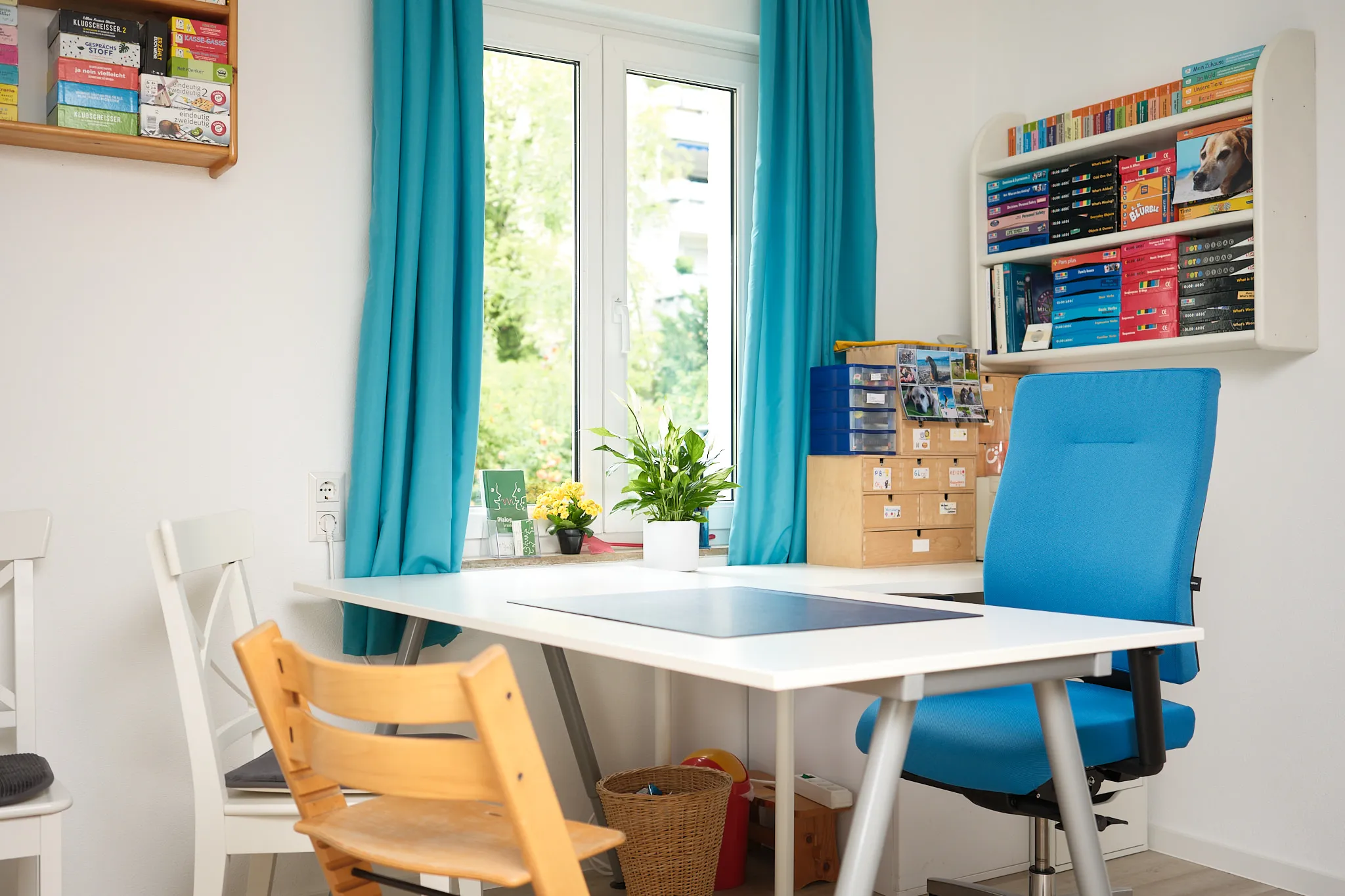 Therapieraum mit Therapiematerial
